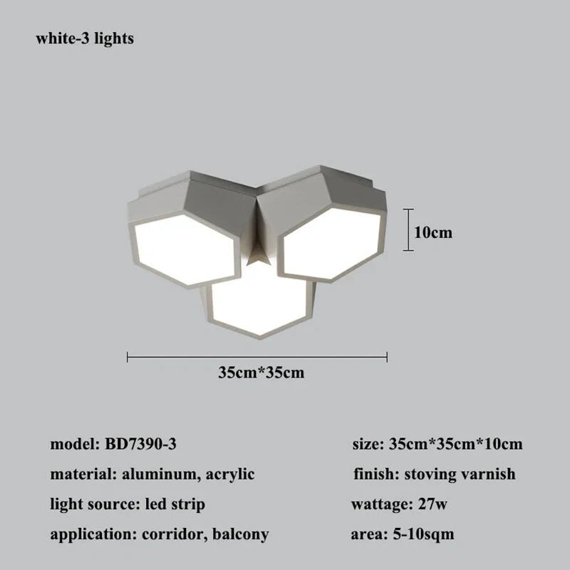 PureGlow Modern LED Flush Ceiling Light