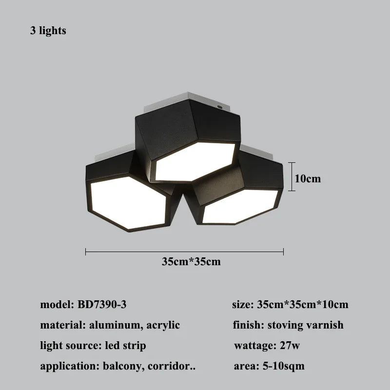 PureGlow Modern LED Flush Ceiling Light