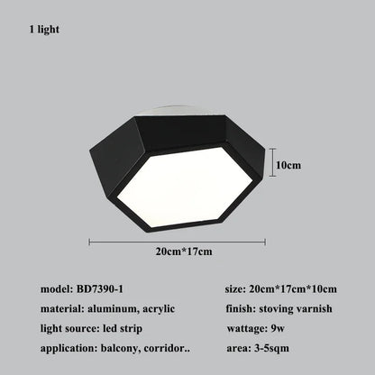 PureGlow Modern LED Flush Ceiling Light