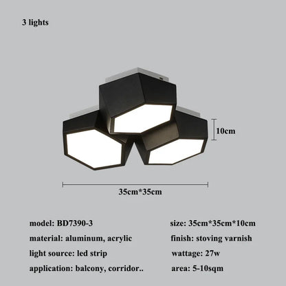 PureGlow Modern LED Flush Ceiling Light