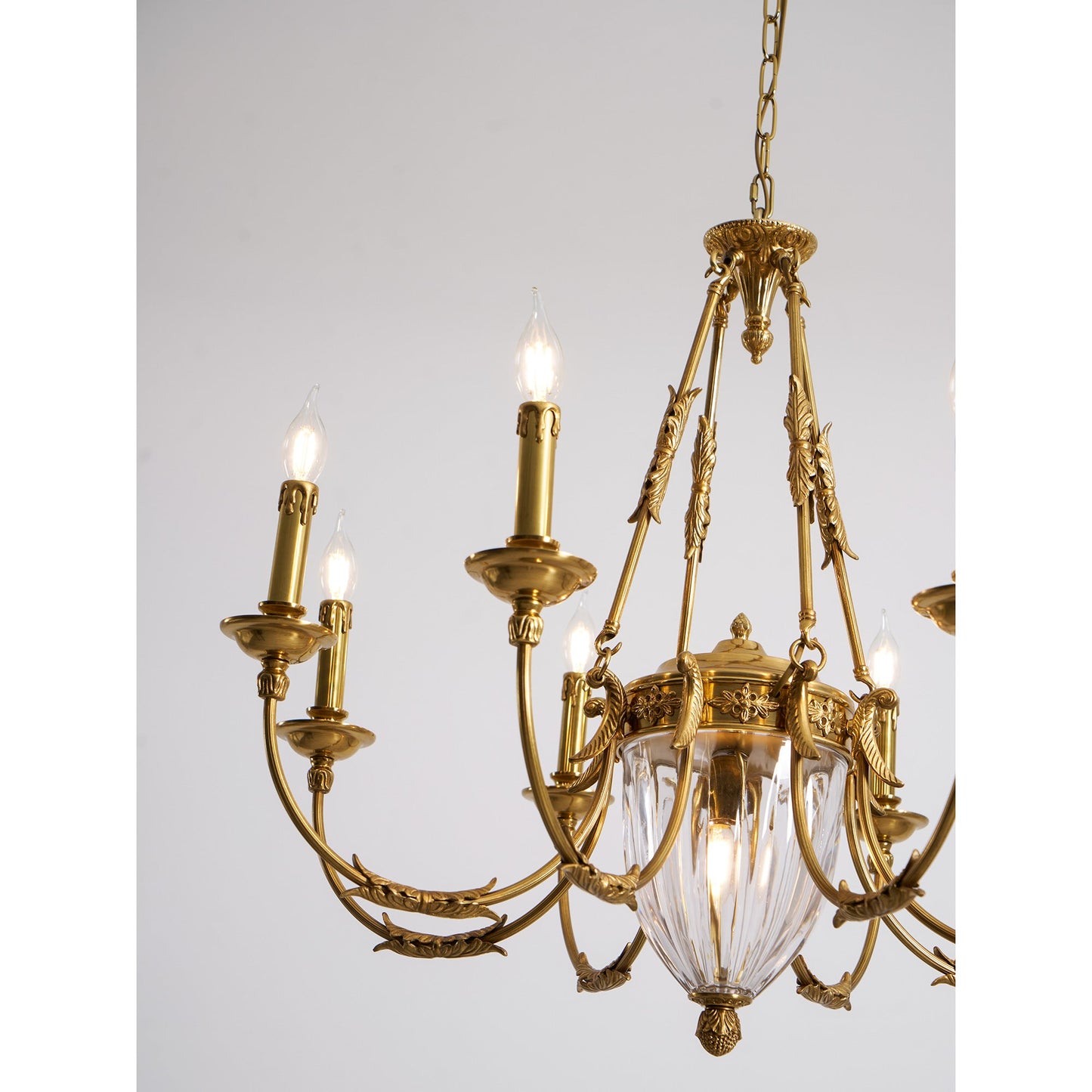 Ashford Brass Chandelier