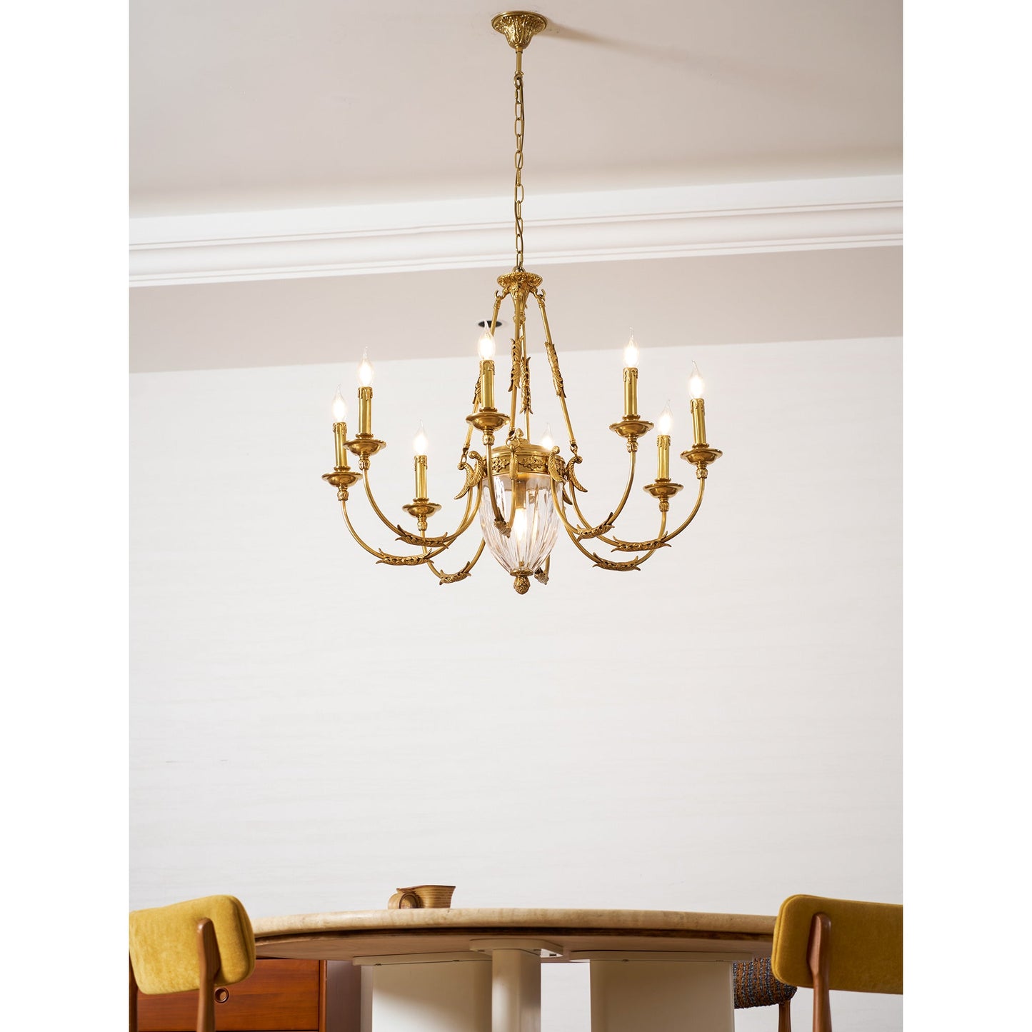 Ashford Brass Chandelier