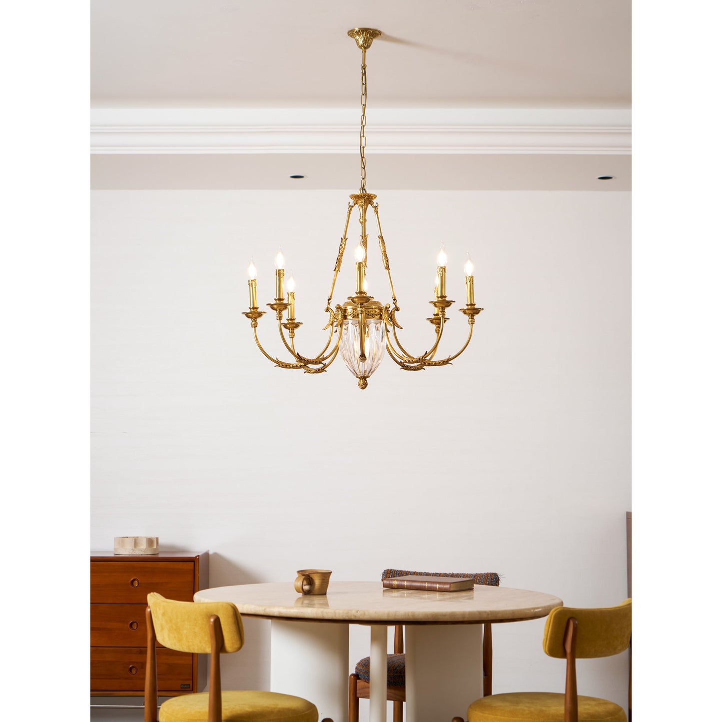 Ashford Brass Chandelier