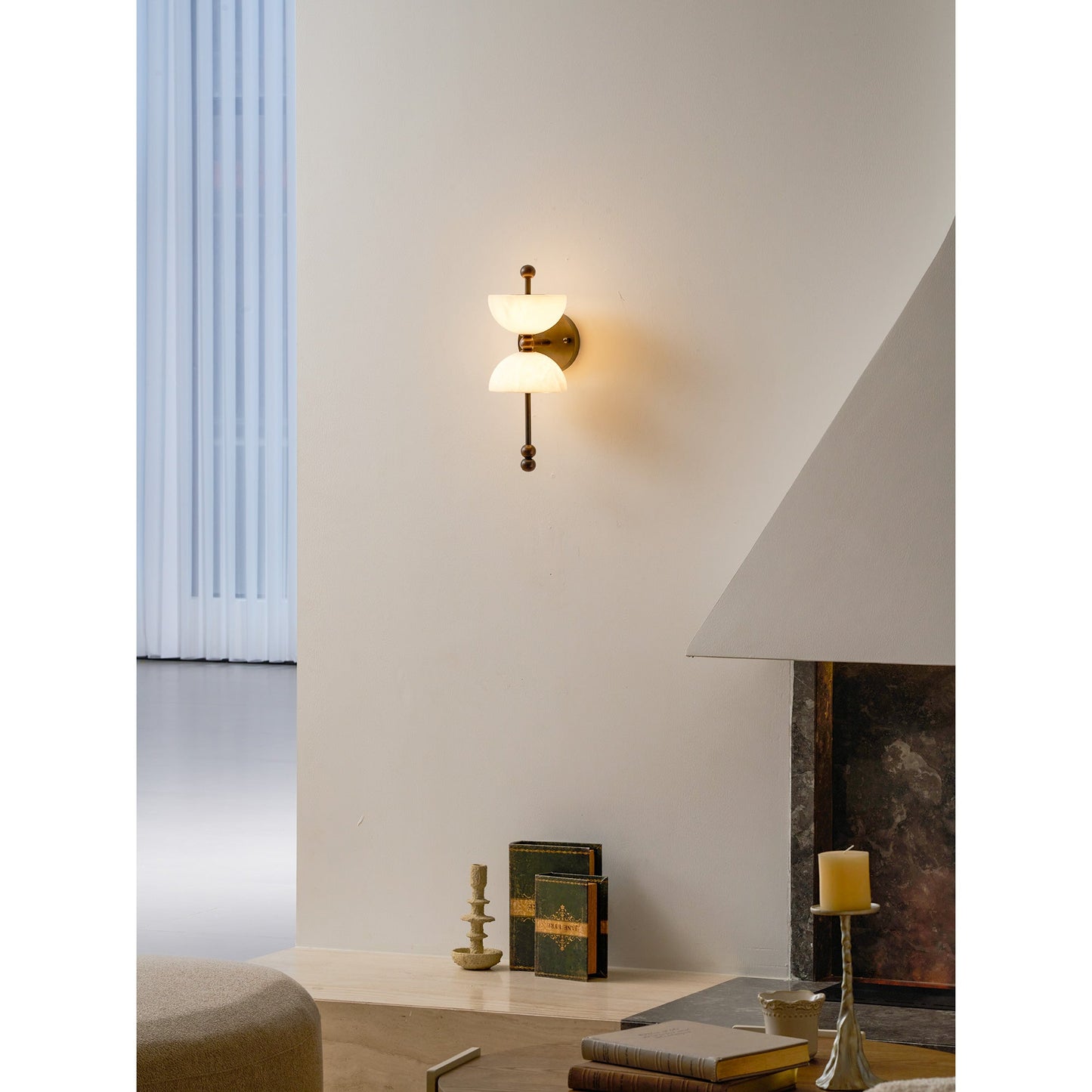Lyra Alabaster Wall Lamp