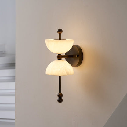 Lyra Alabaster Wall Lamp