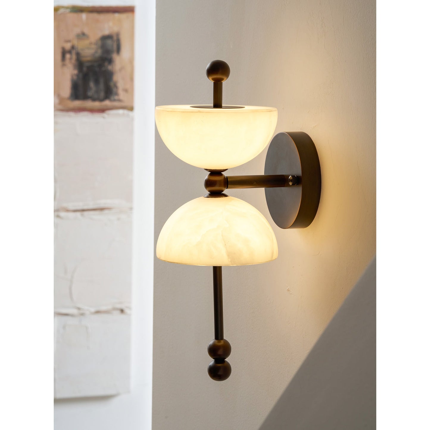 Lyra Alabaster Wall Lamp