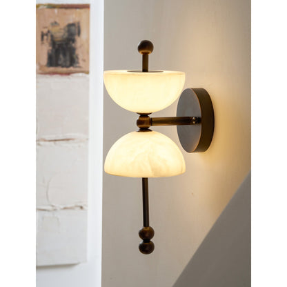 Lyra Alabaster Wall Lamp