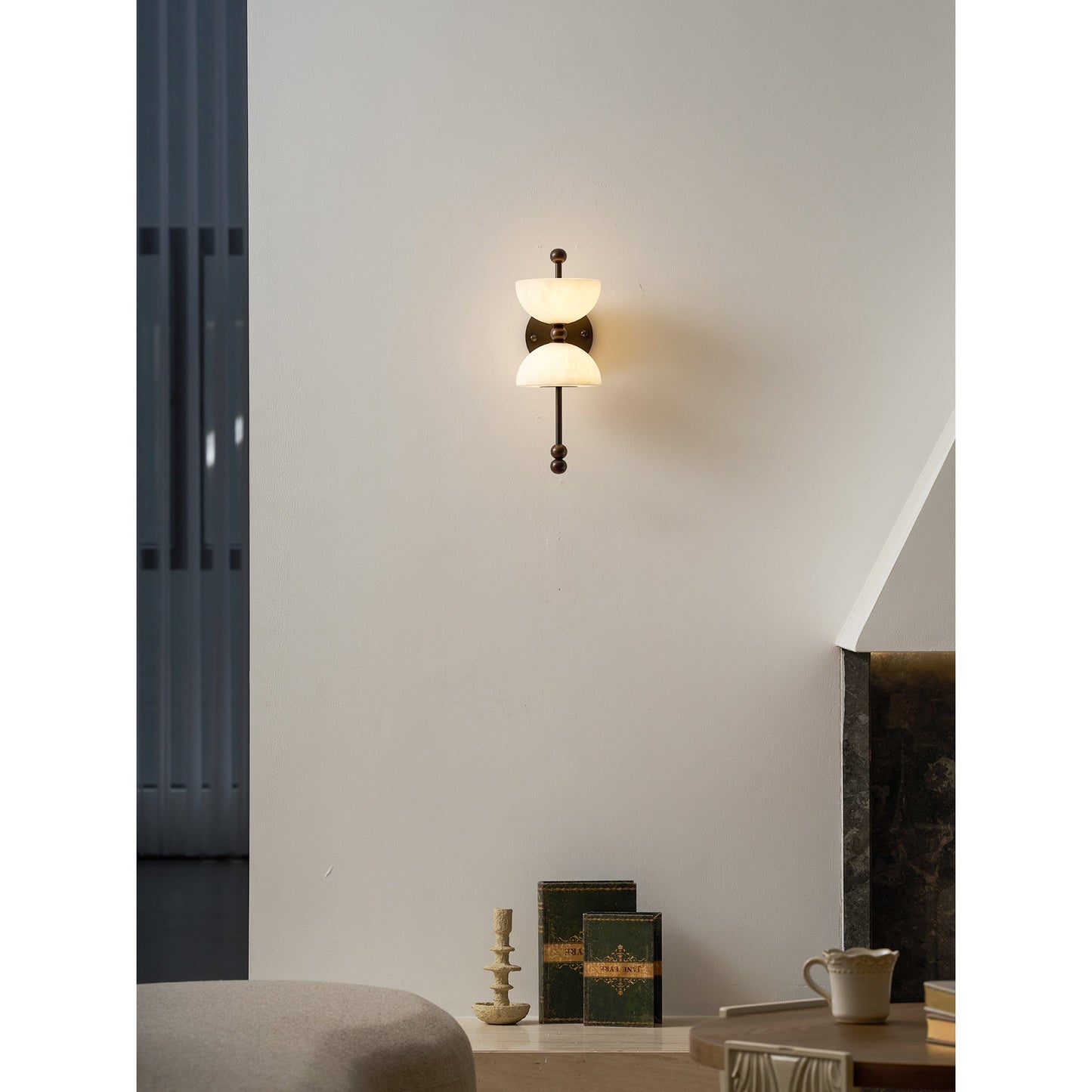 Lyra Alabaster Wall Lamp