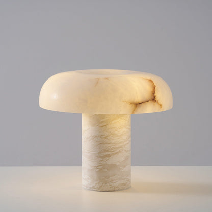 Mushroom Type Alabaster Table Lamp