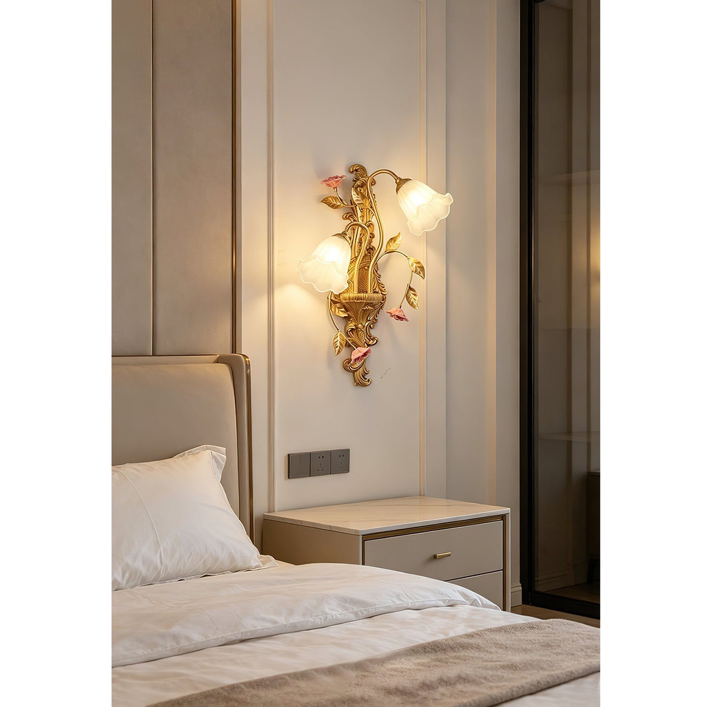 Springtide Bloom Wall Sconce
