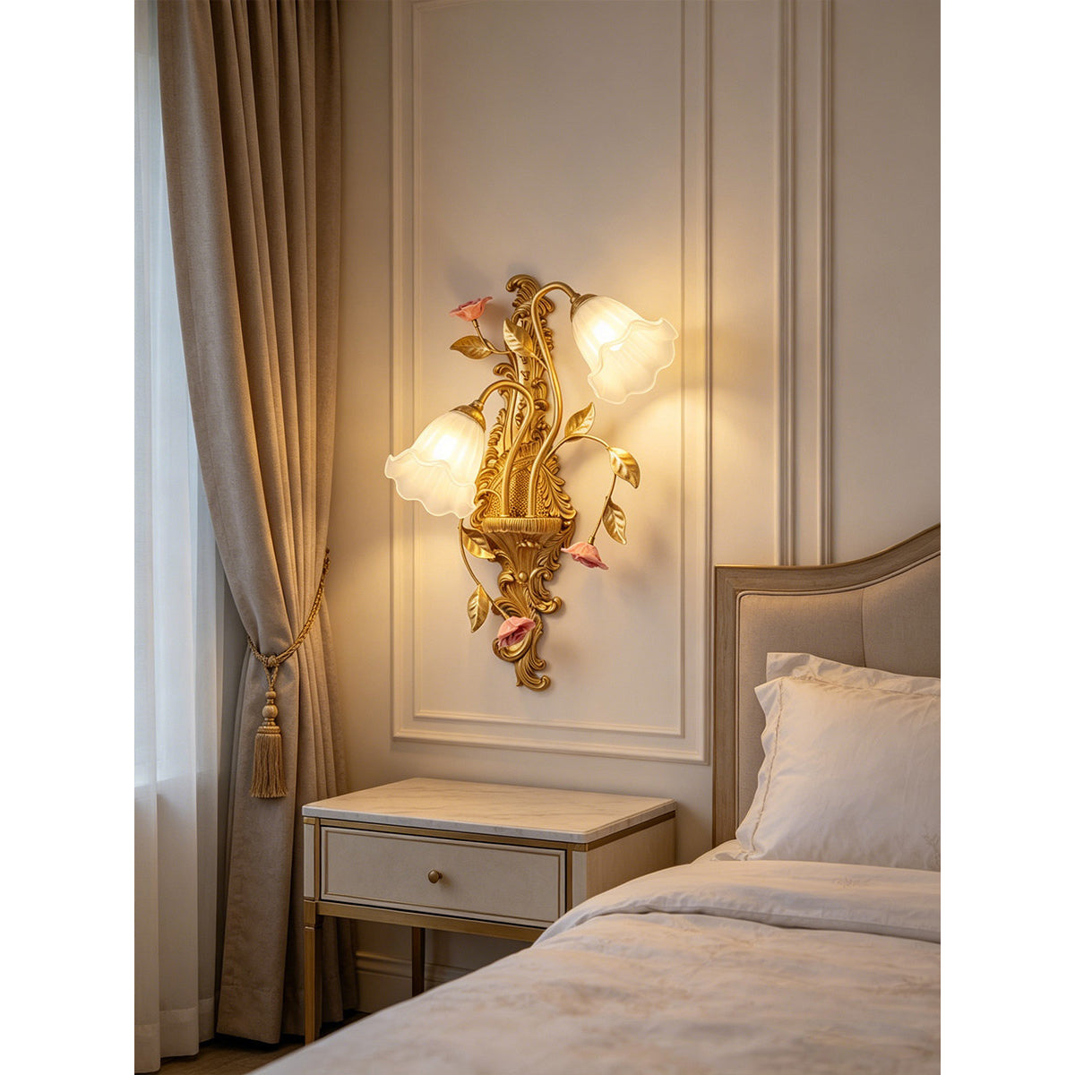 Springtide Bloom Wall Sconce