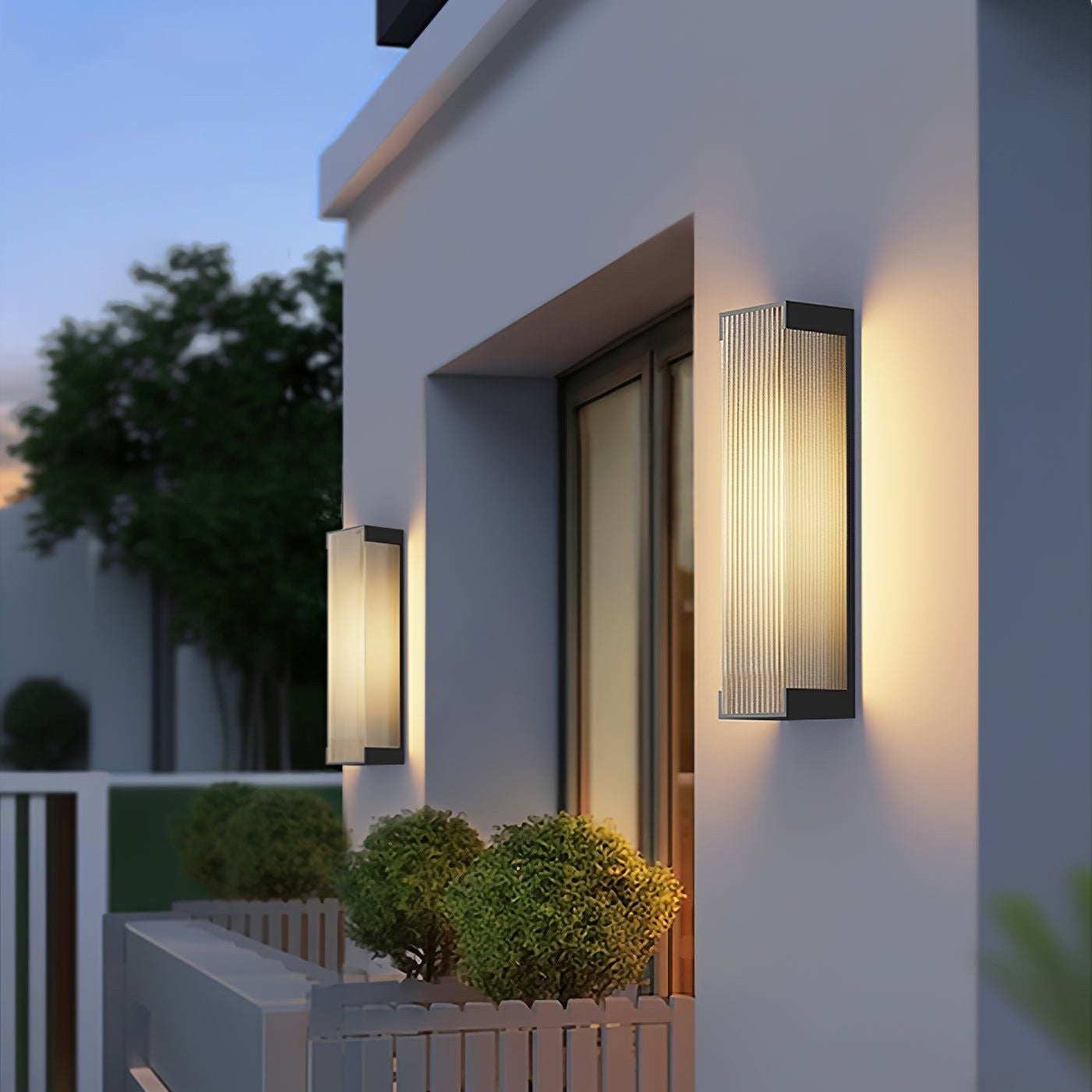 Rectangular Modern Outdoor Wall Light