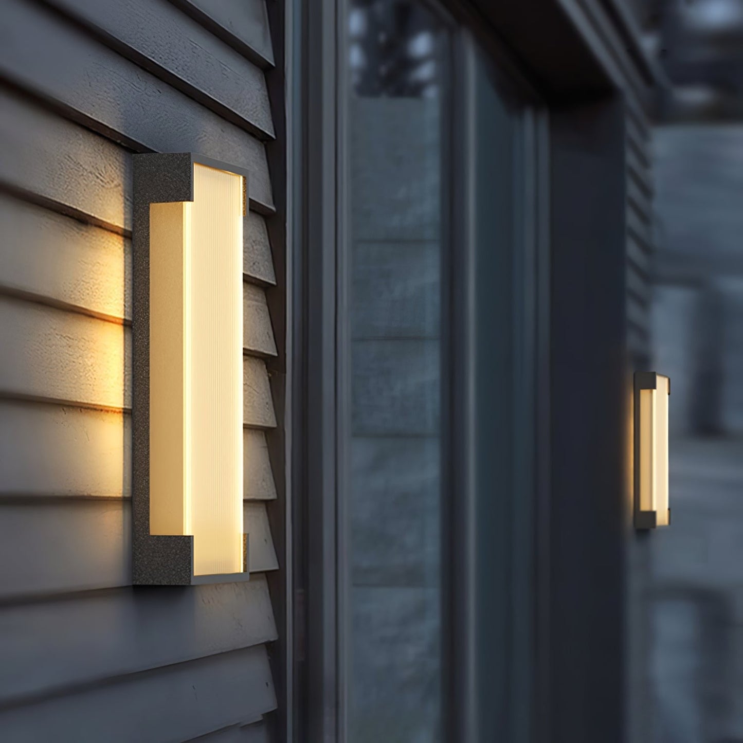 Rectangular Modern Outdoor Wall Light