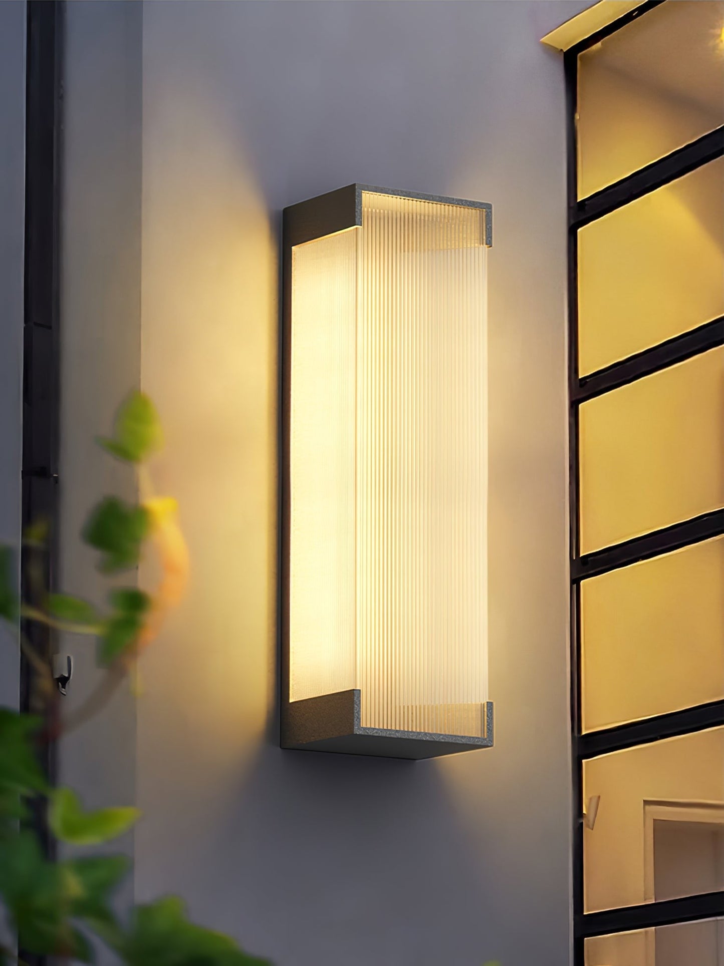 Rectangular Modern Outdoor Wall Light