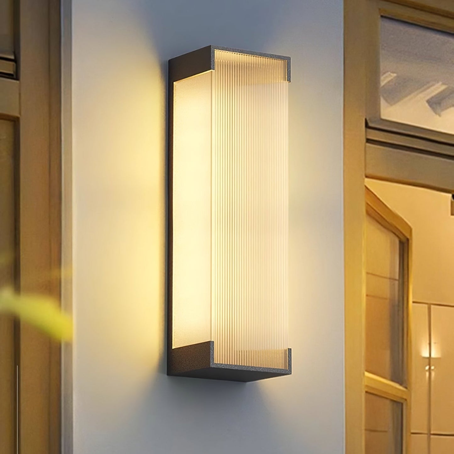 Rectangular Modern Outdoor Wall Light