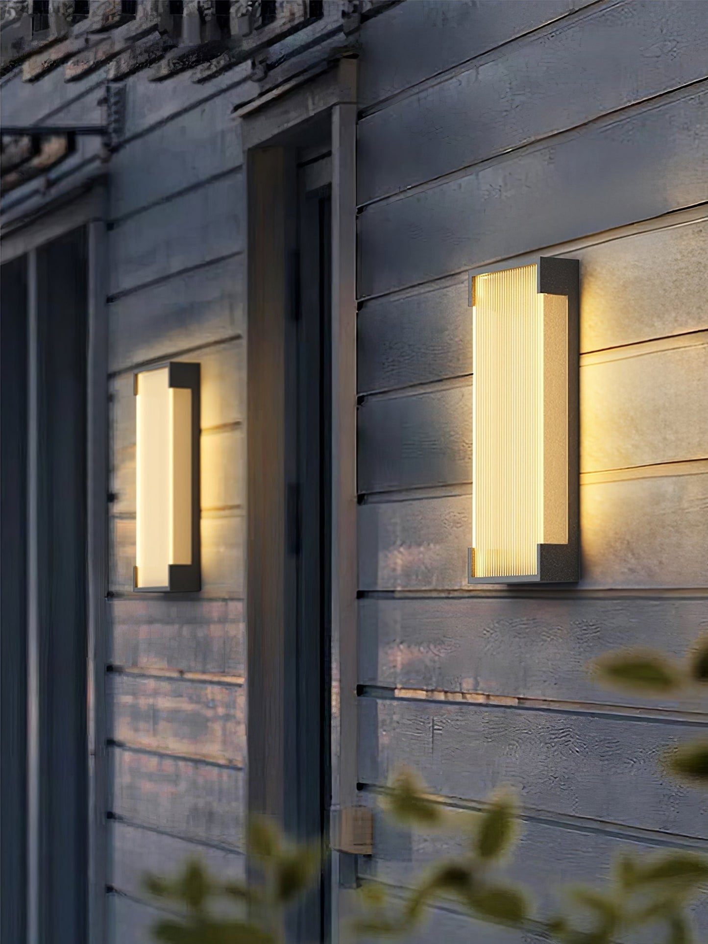 Rectangular Modern Outdoor Wall Light