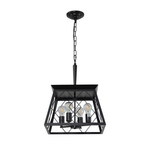 Rustic Iron Frame Farmhouse Chandelier
