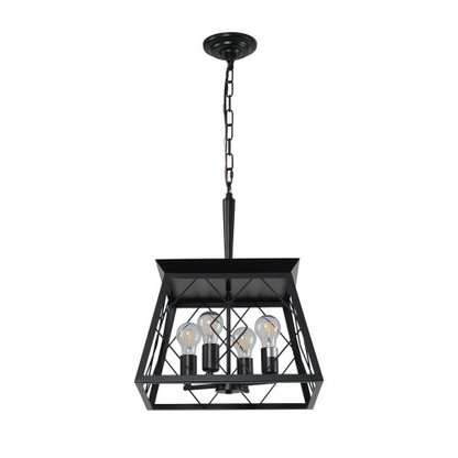 Rustic Iron Frame Farmhouse Chandelier