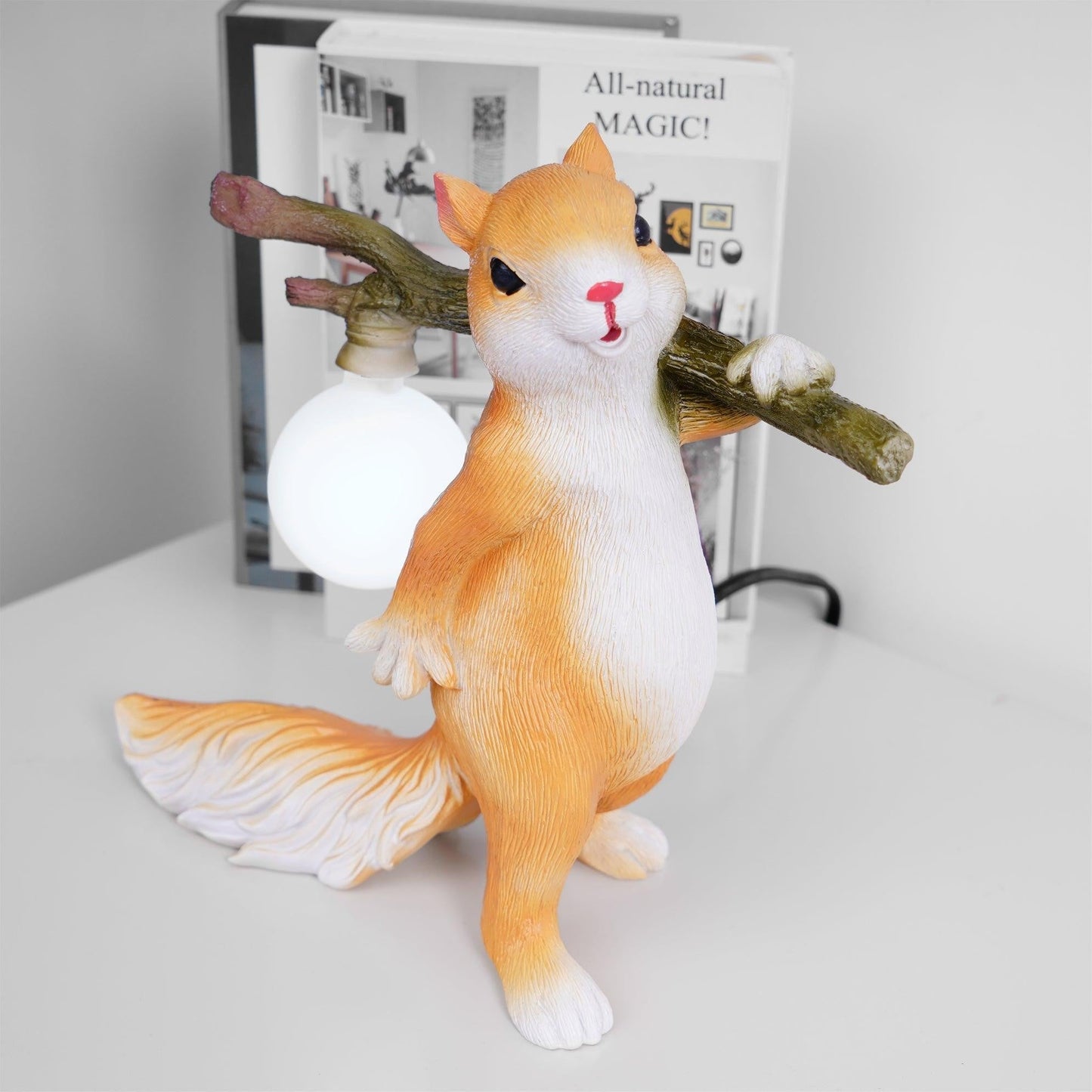 Squirrel Accent Table Lamp