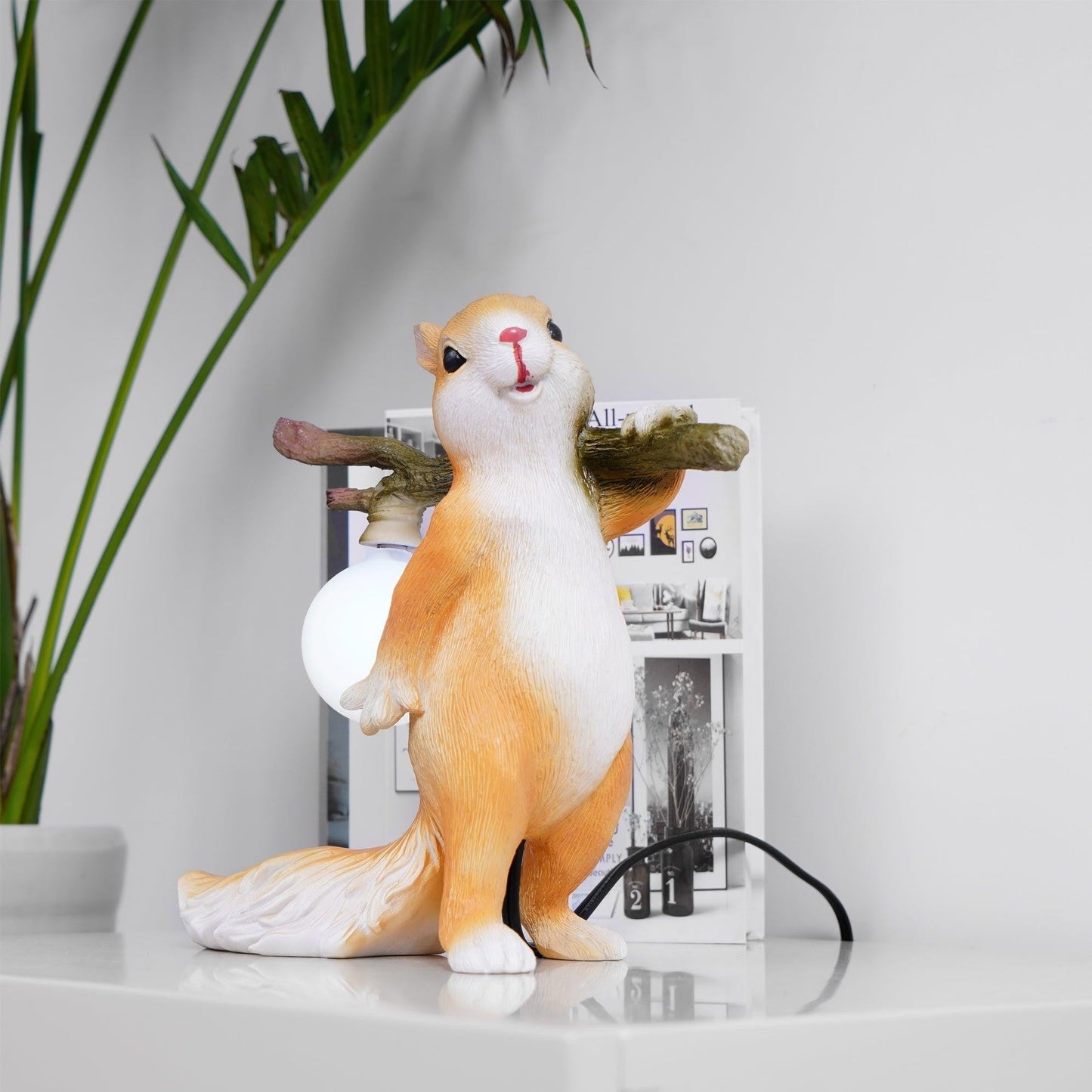 Squirrel Accent Table Lamp