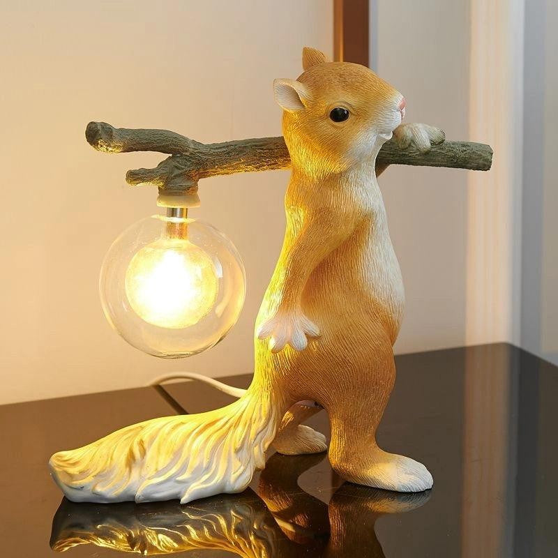 Squirrel Accent Table Lamp