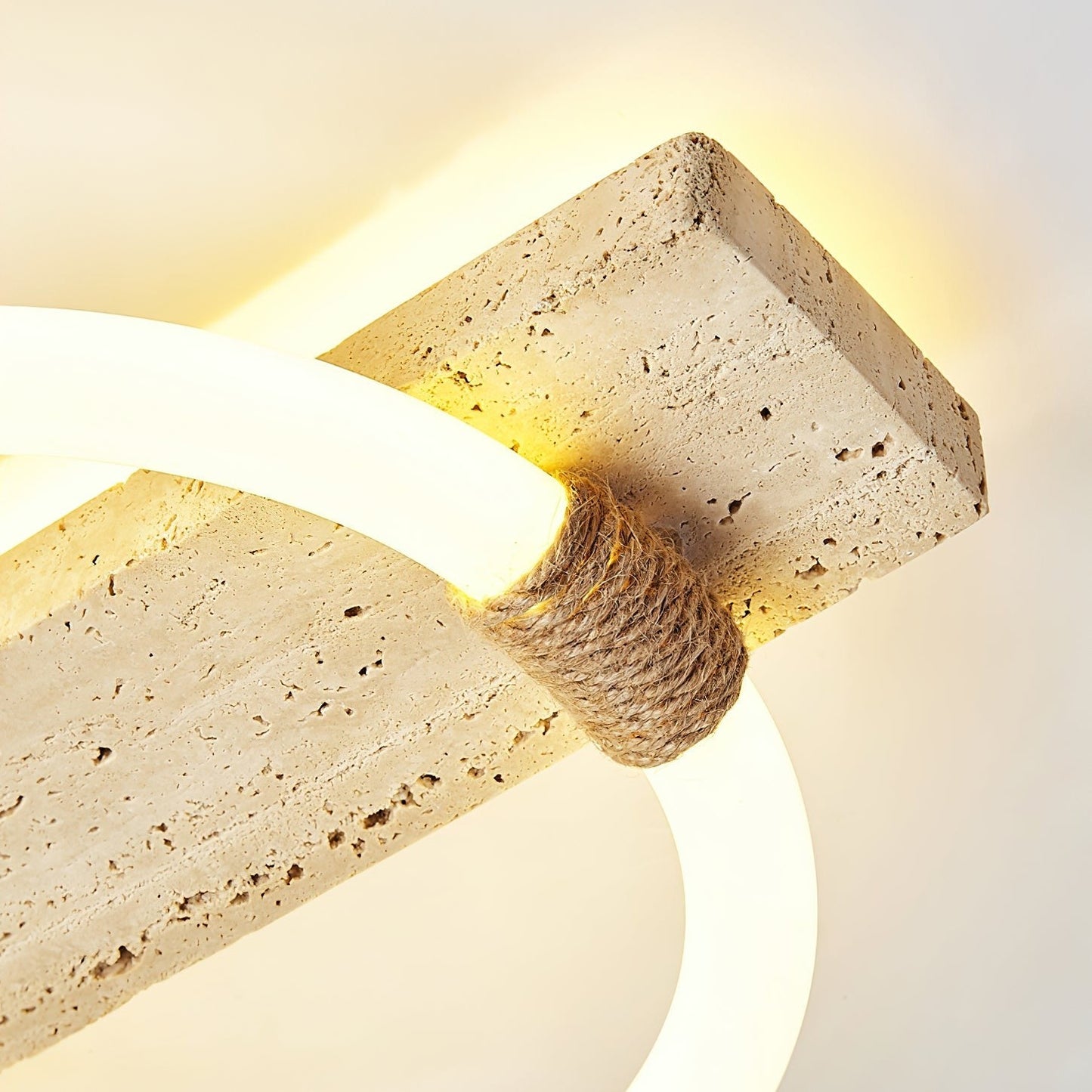 Stonek Travertine Ceiling Light