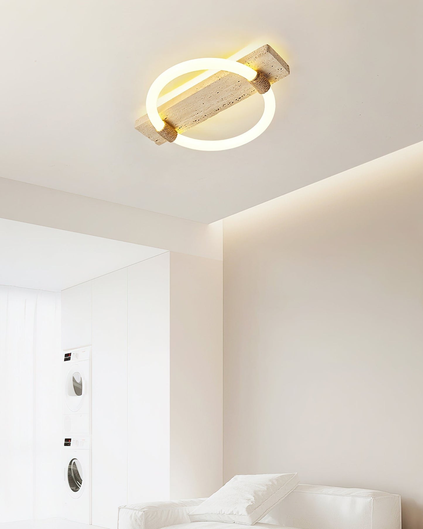 Stonek Travertine Ceiling Light