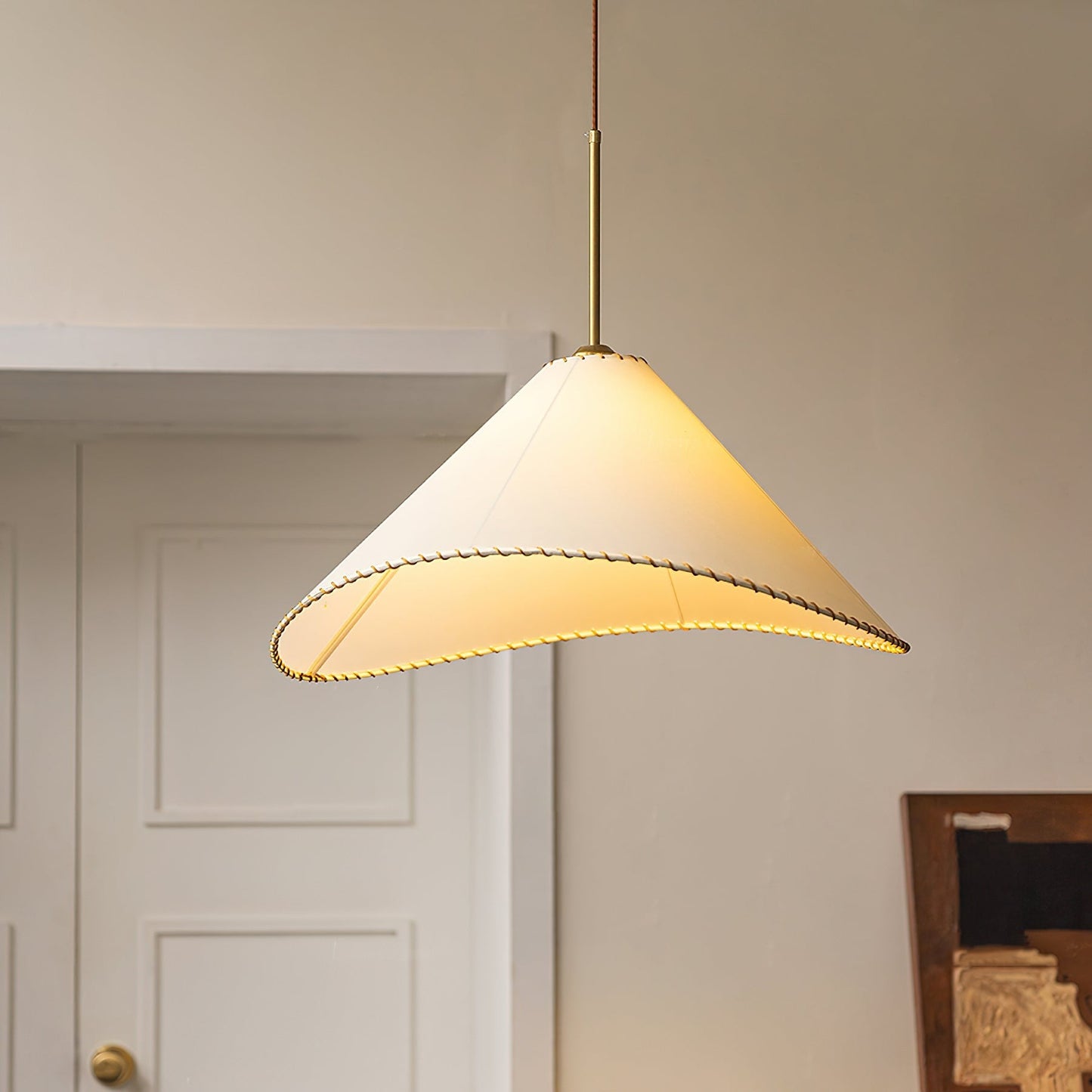 Twisted Shade Fabric Pendant Lamp