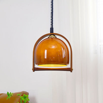 Vintage Retractable Lantern Pendant Light