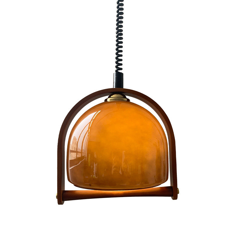 Vintage Retractable Lantern Pendant Light
