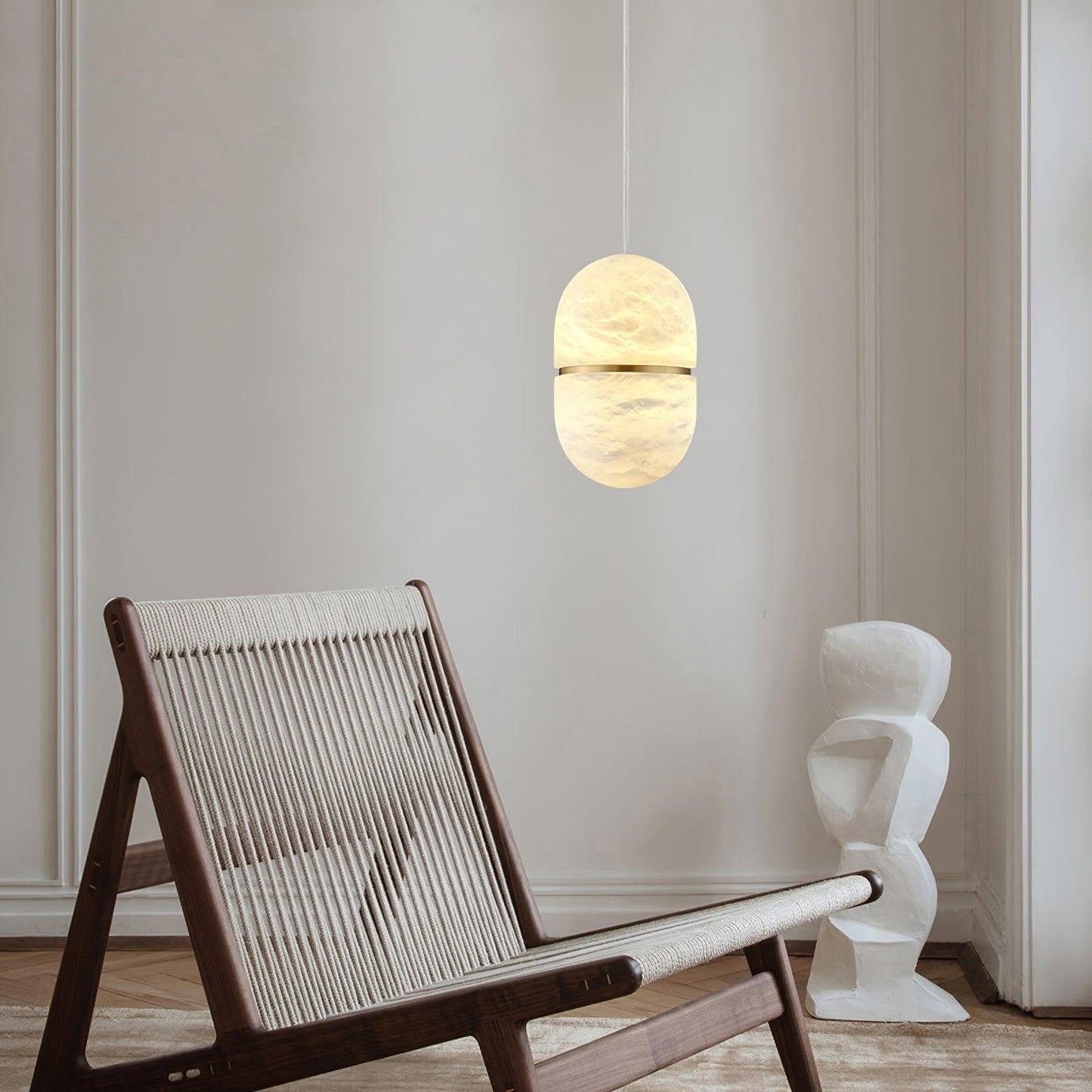 YUM Alabaster Pendant Light