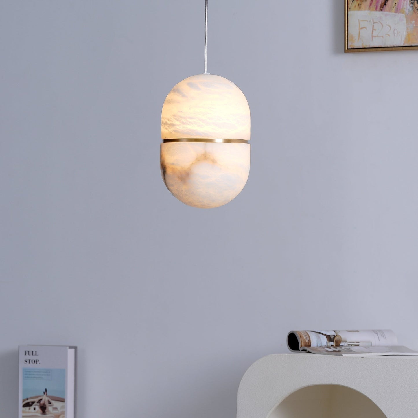 YUM Alabaster Pendant Light
