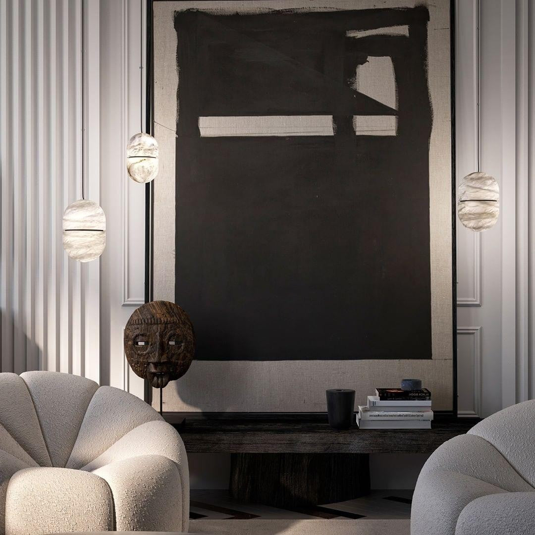 YUM Alabaster Pendant Light