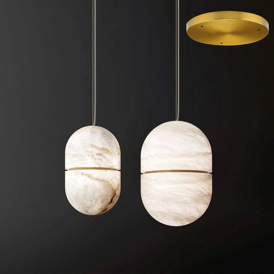YUM Alabaster Pendant Light