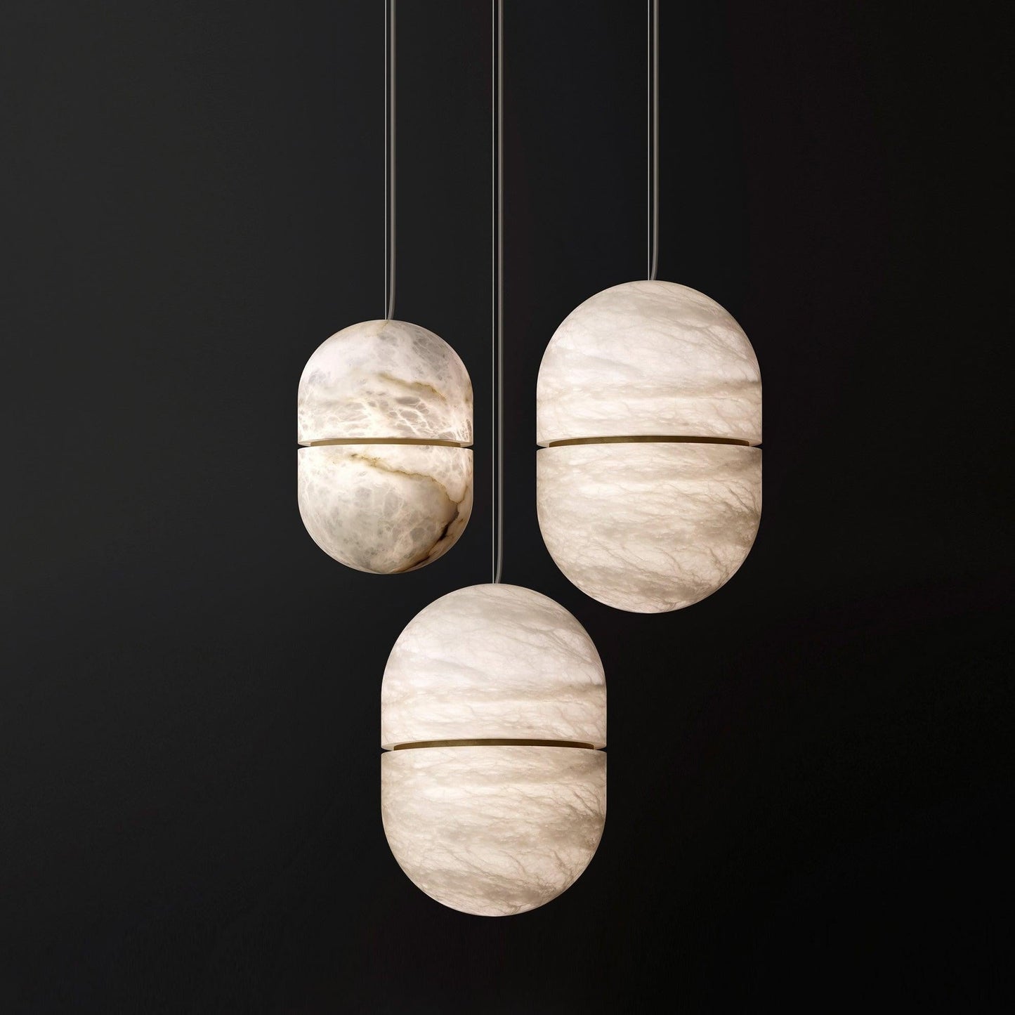 YUM Alabaster Pendant Light