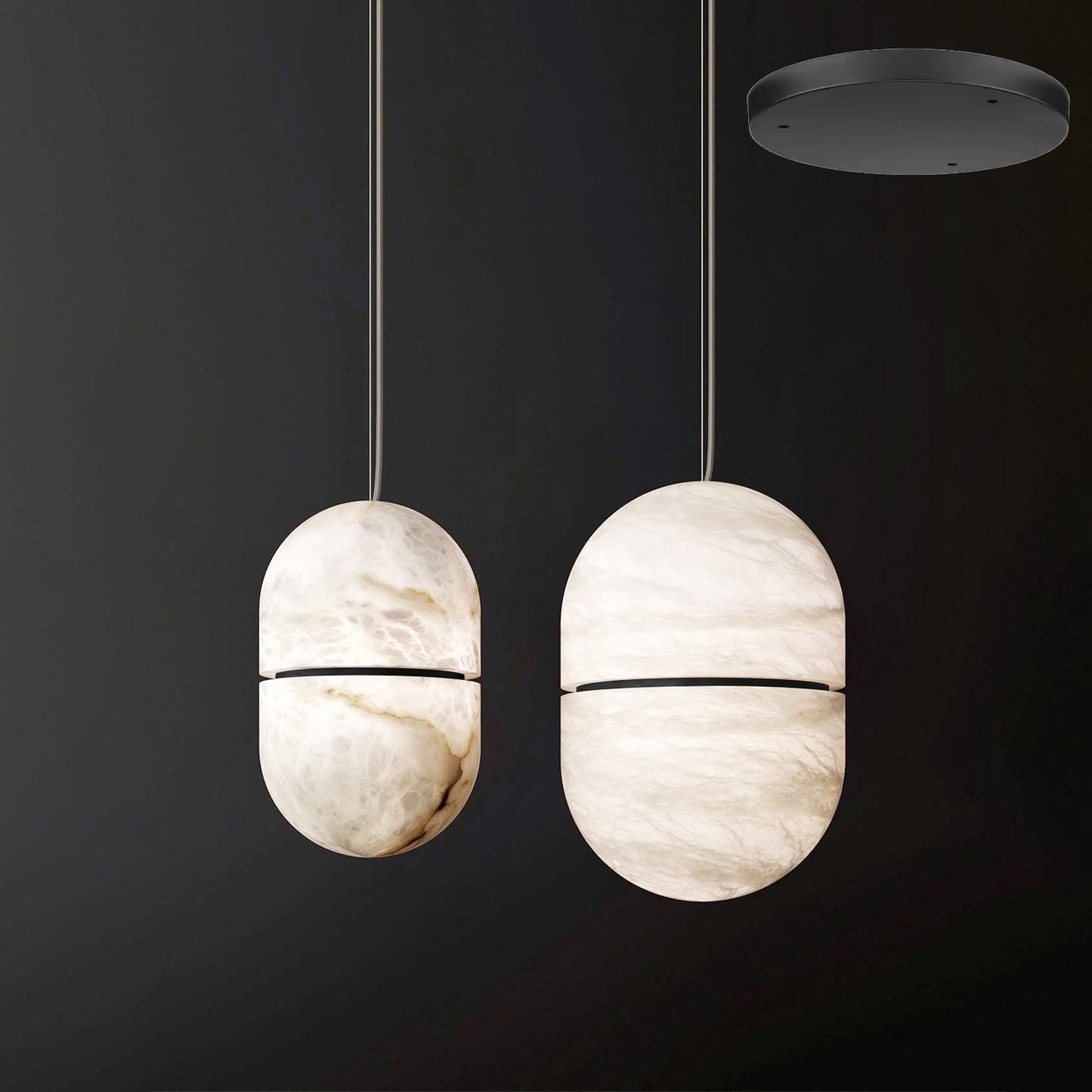 YUM Alabaster Pendant Light