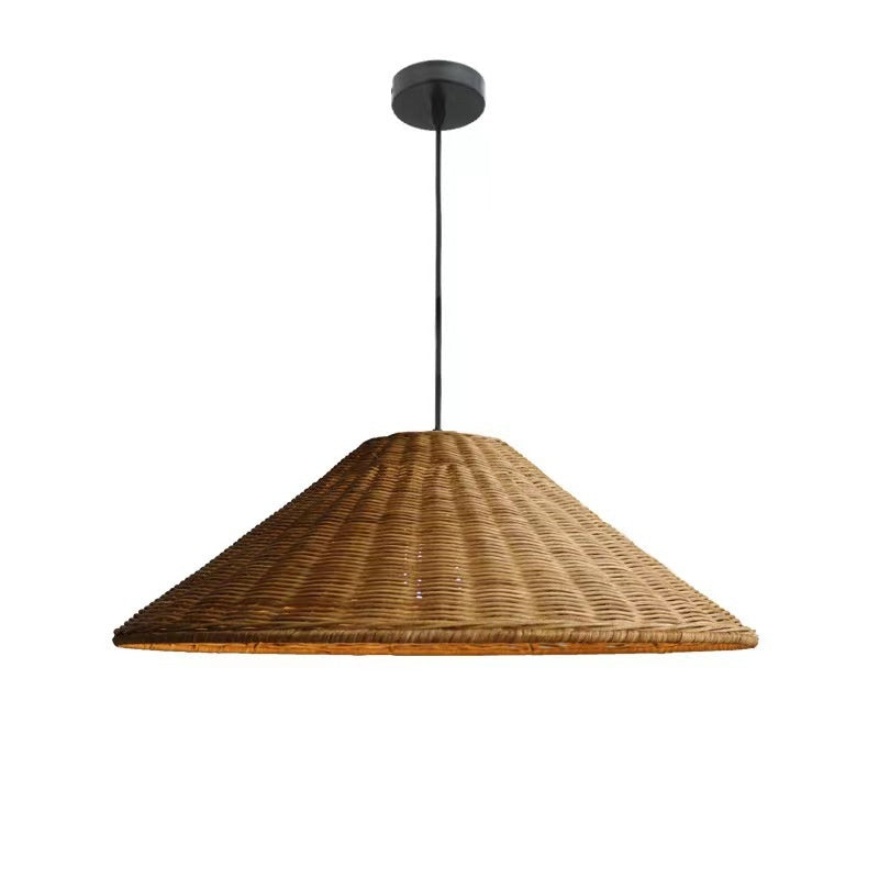 Zen Rattan Wabi-Sabi Pendant Light